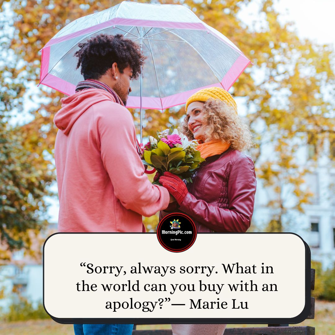 Apology quotes for him