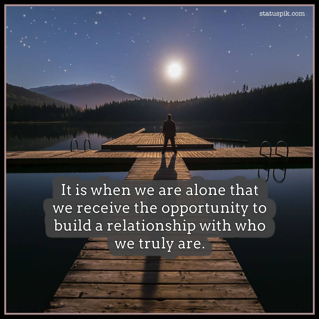 i am alone quotes