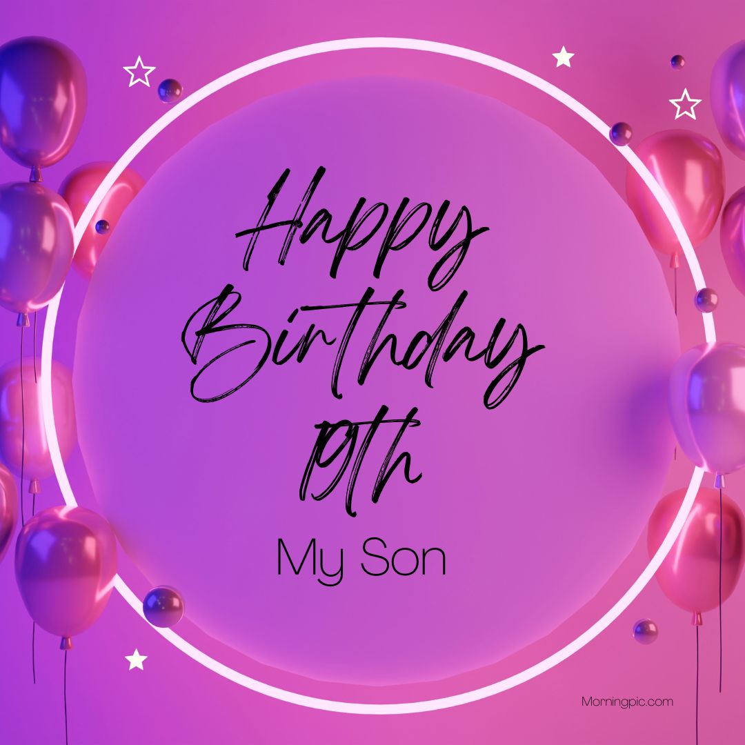 happy 19th birthday son images