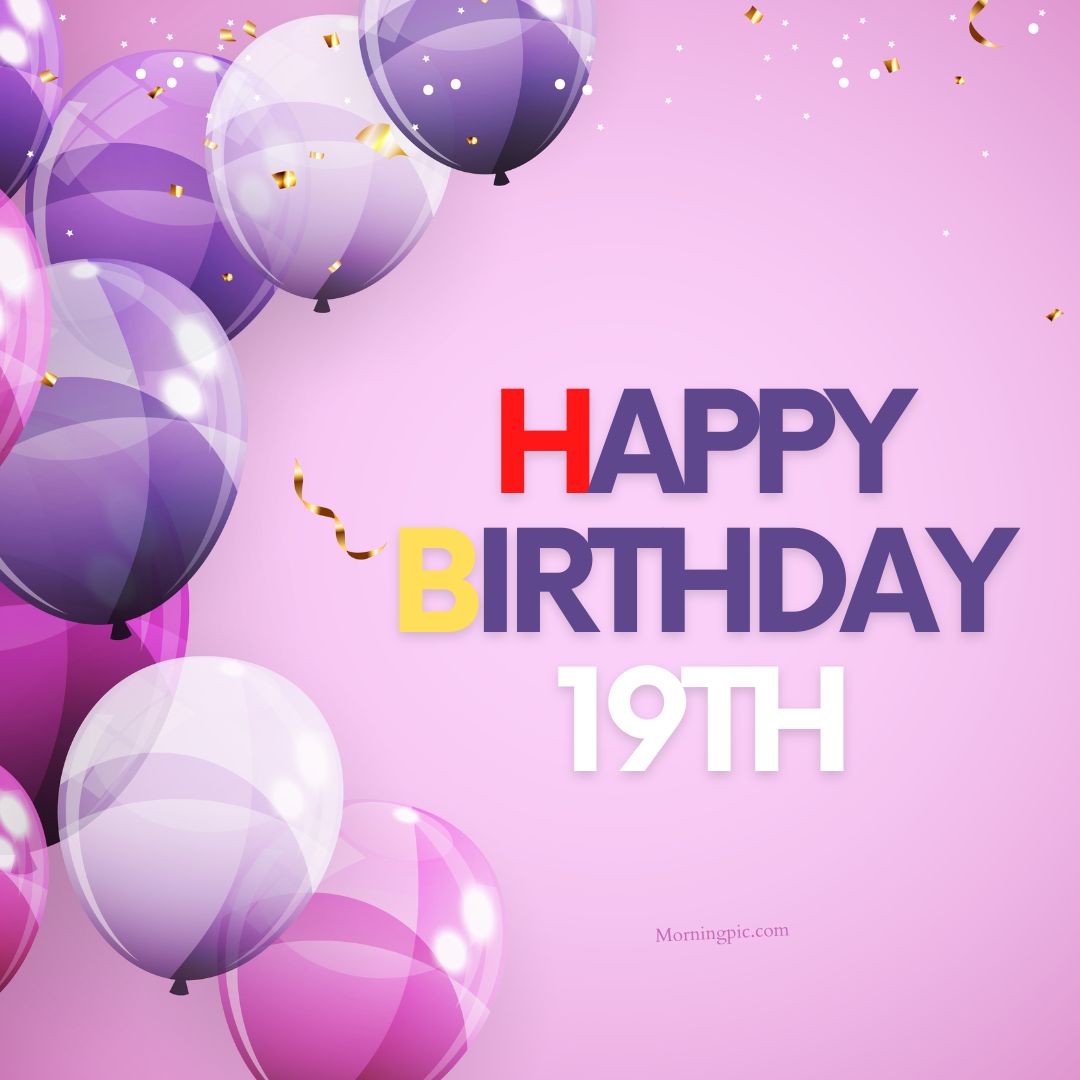 Happy 19th Birthday images