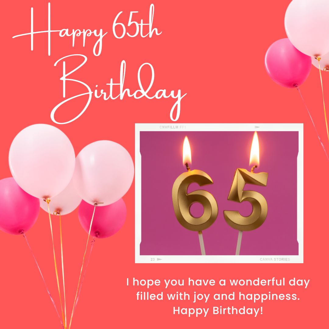 Happy 65th Birthday Images