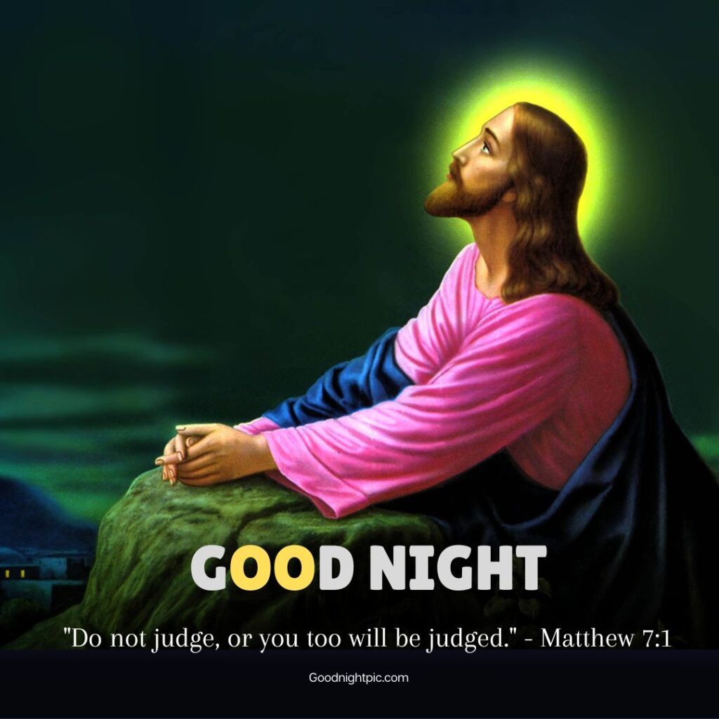 good night jesus images