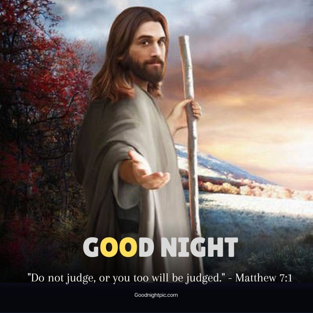 good night jesus images