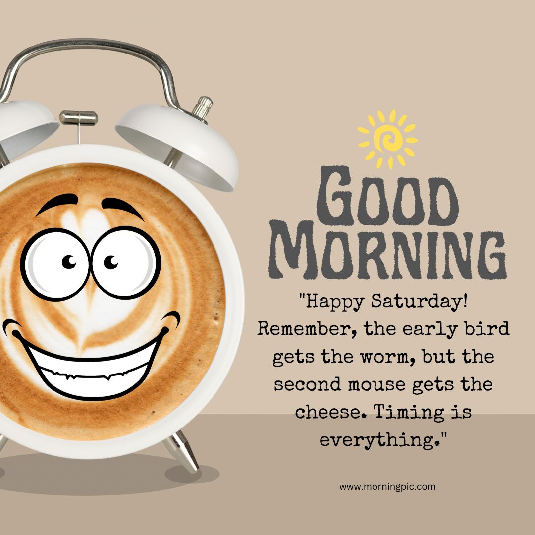 Good Morning Saturday Quotes Funny