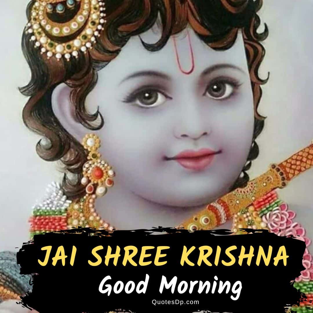 good morning krishna images 