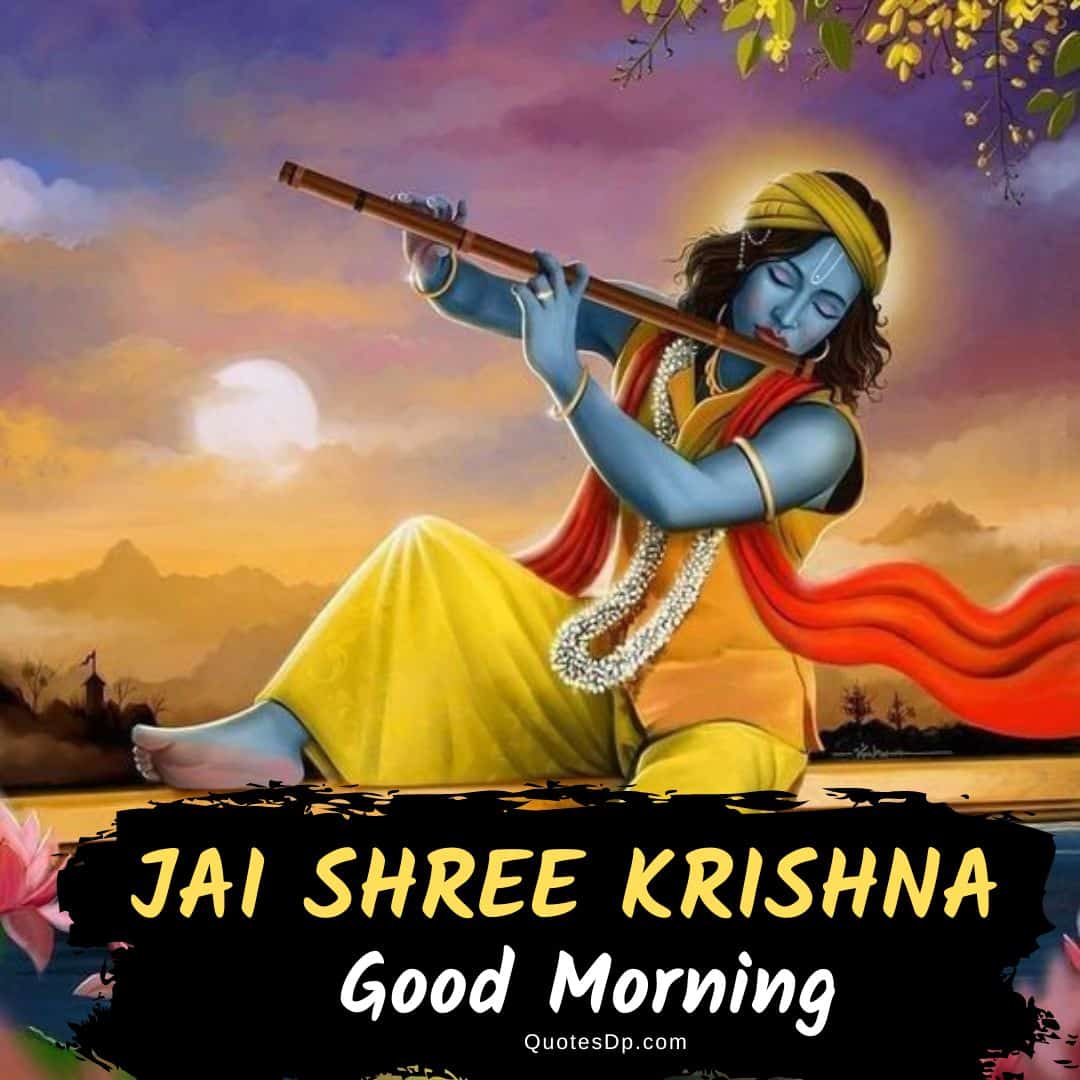 good morning krishna images 