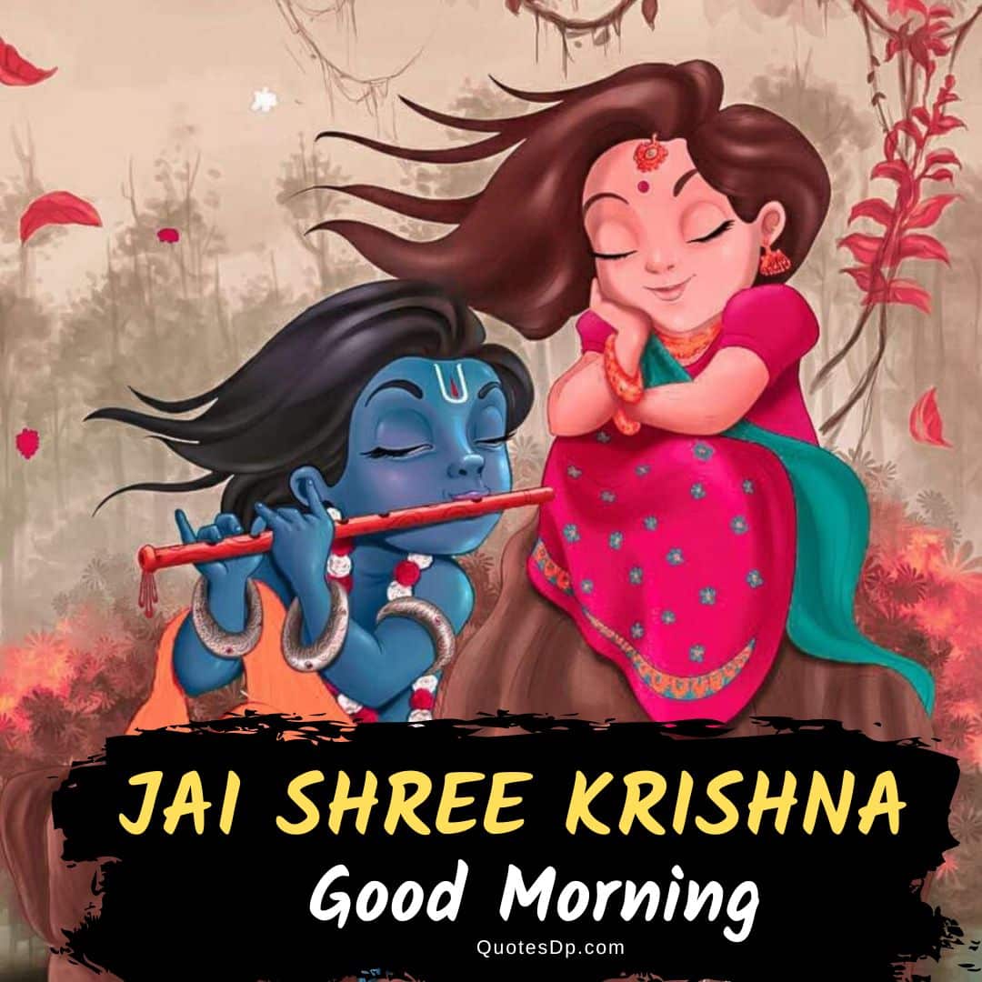 good morning krishna images 