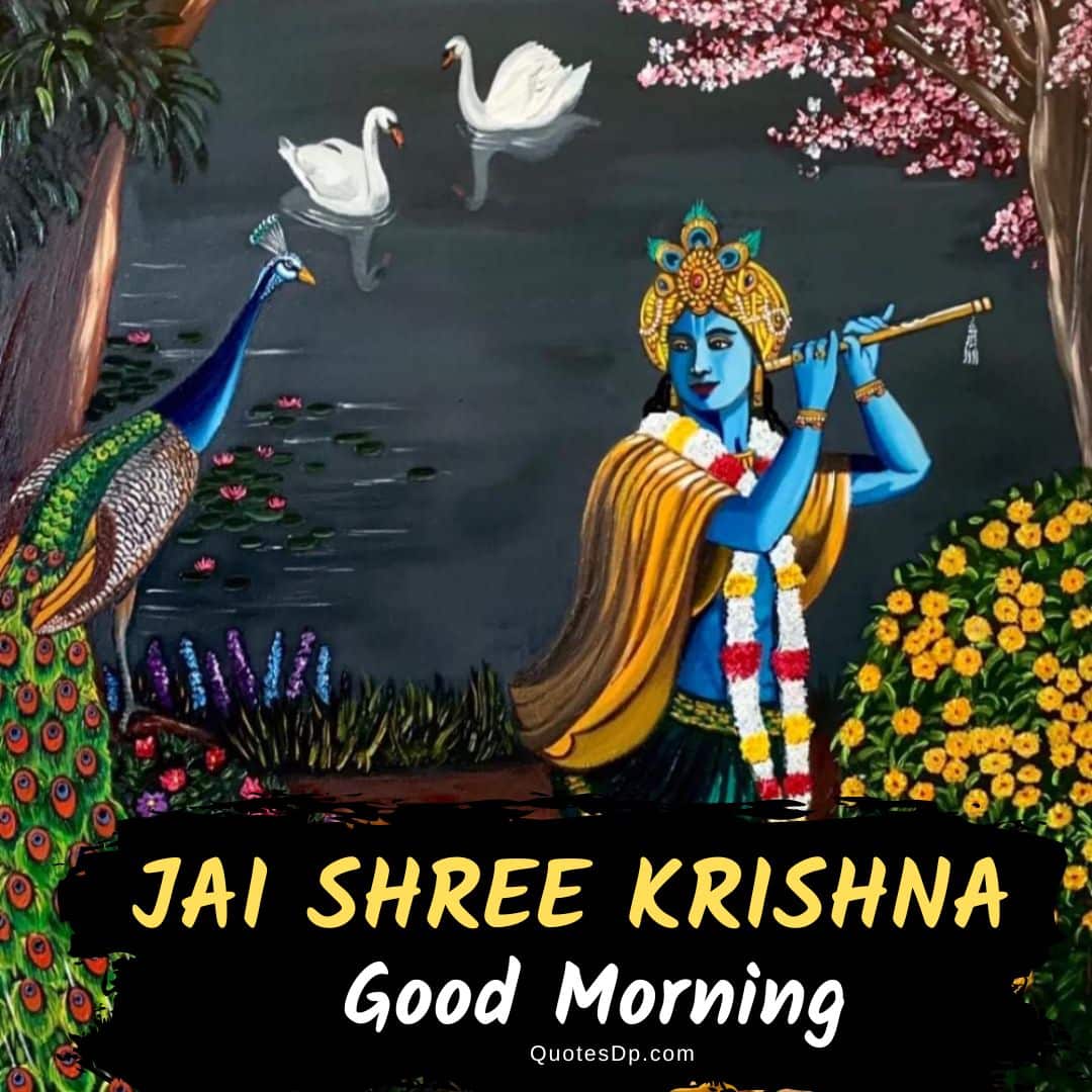 good morning krishna images 