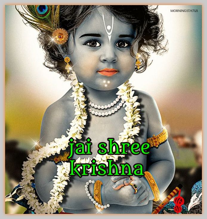 good morning krishna images