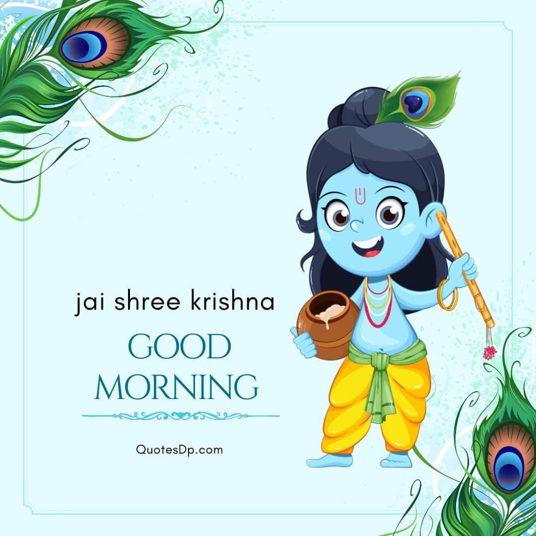 krishna new good morning images 