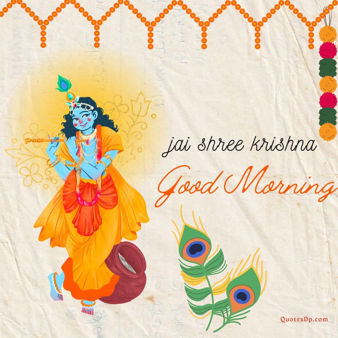 krishna new good morning images 