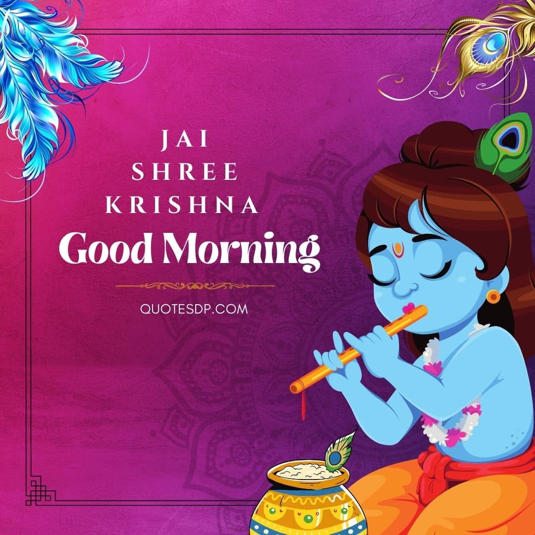 krishna new good morning images 