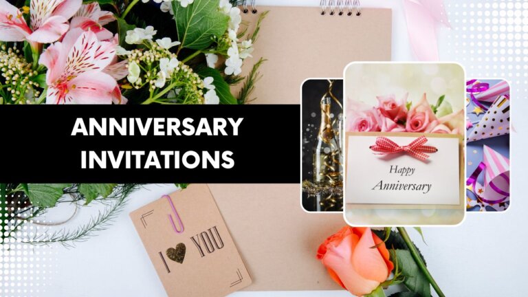 anniversary invitations