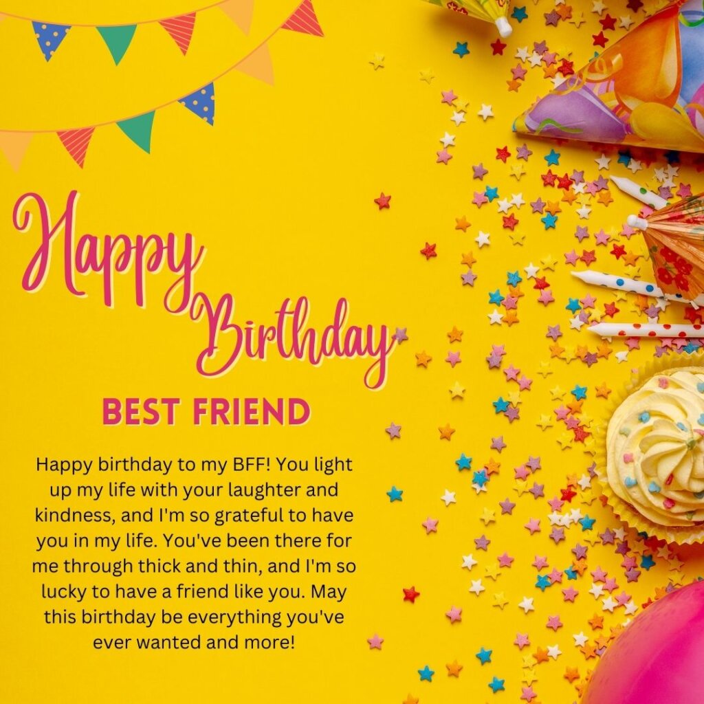 birthday paragraph for best friend