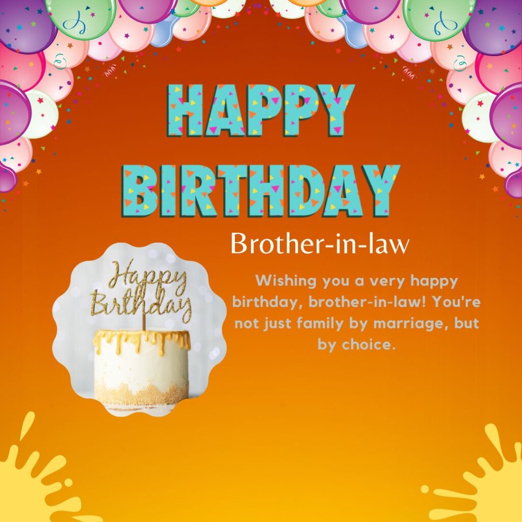 birthday wishes for brother in law