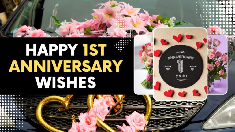 happy 1st anniversary wishes