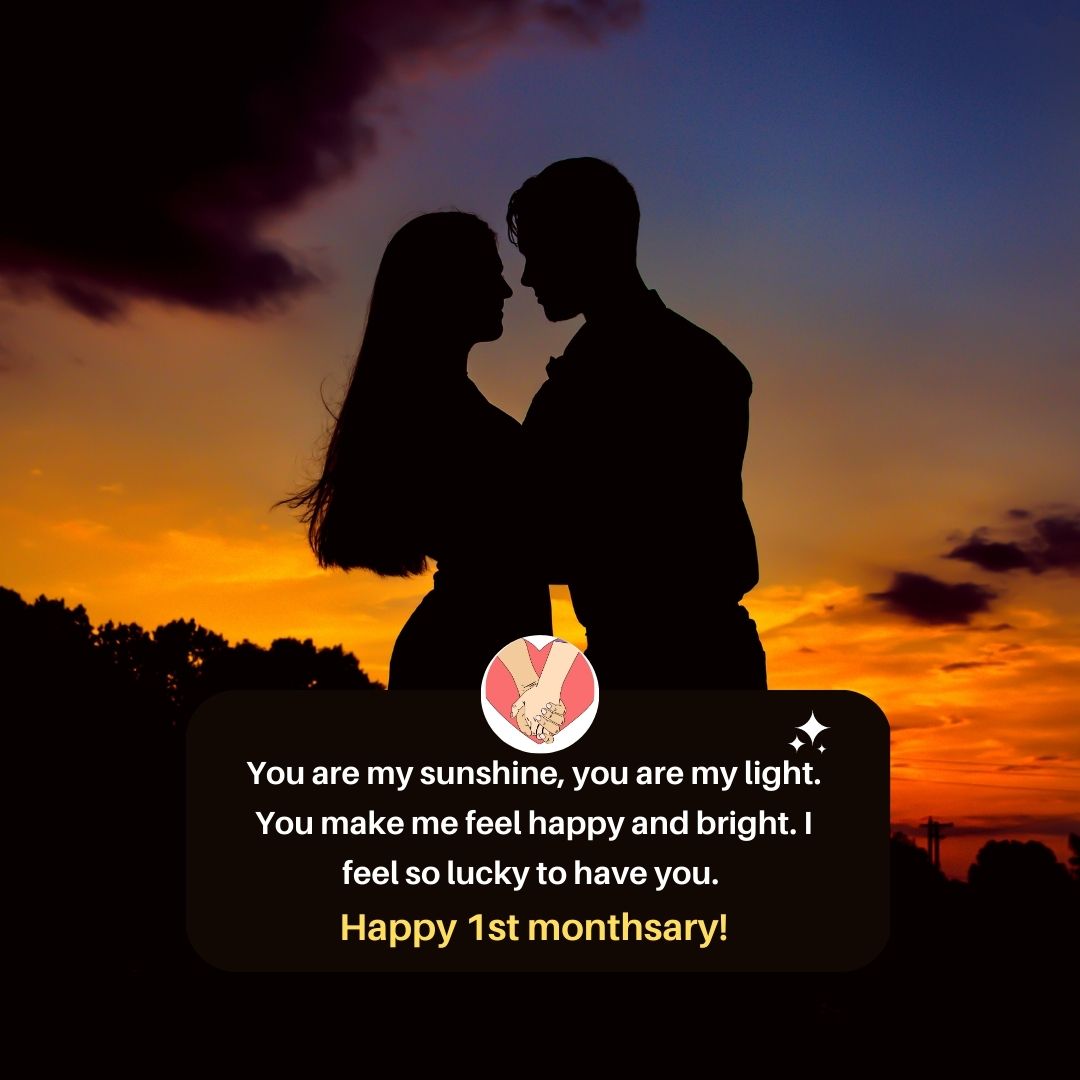 1st Monthsary Wishes For Girlfriend