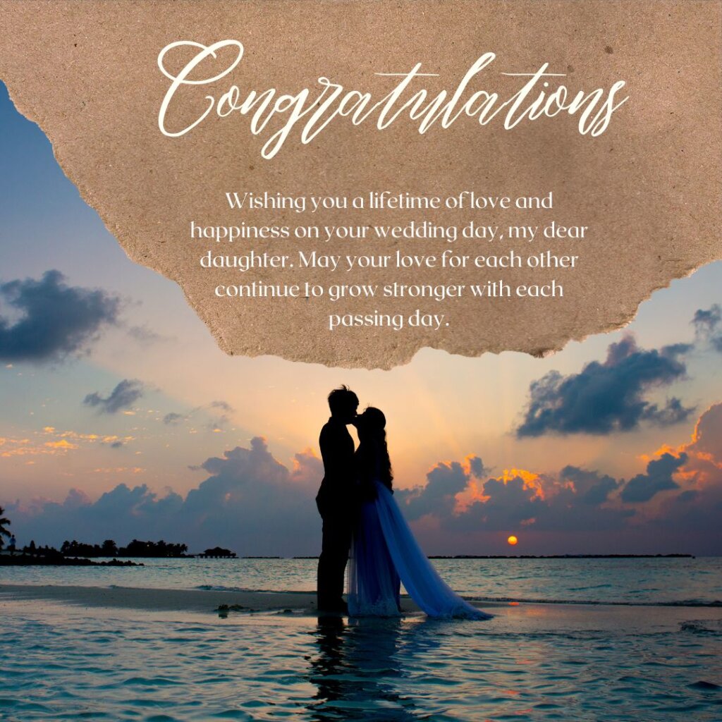 120+ Loving Wedding Wishes for Daughter and Her Love 3 Daughter wedding wishes