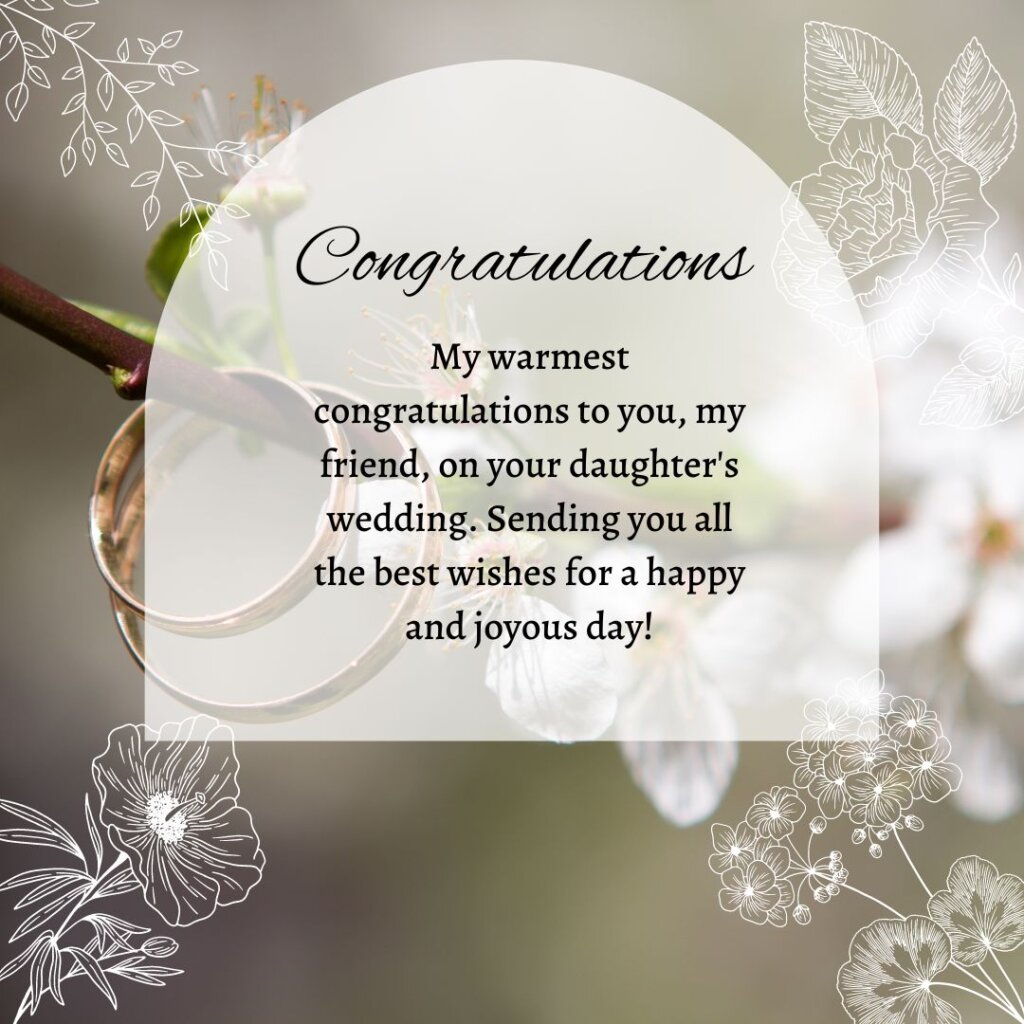 120+ Loving Wedding Wishes for Daughter and Her Love 6 Daughter wedding wishes