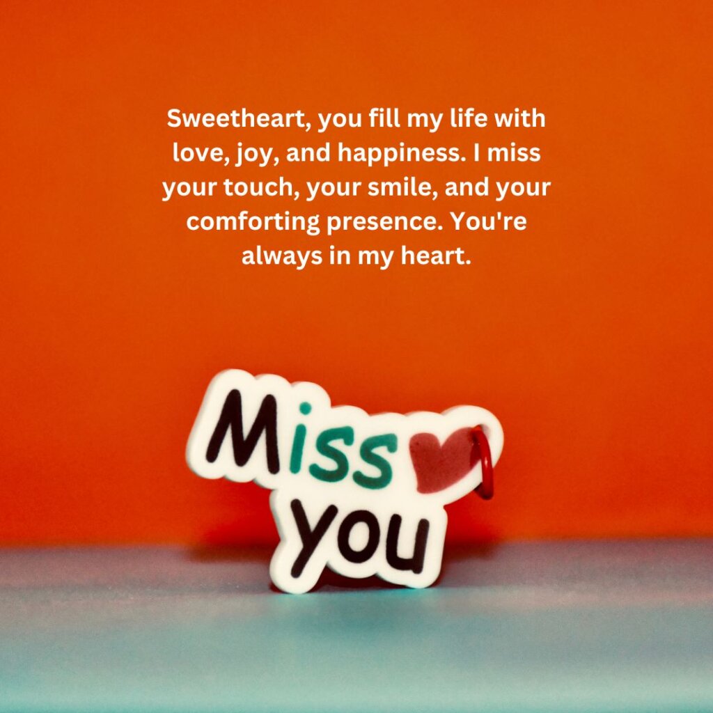 I Miss You Message