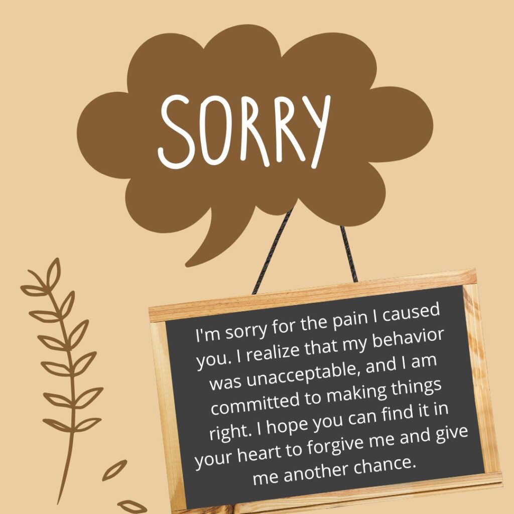 Sorry Messages for Friends