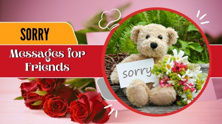 Sorry Messages for Friends