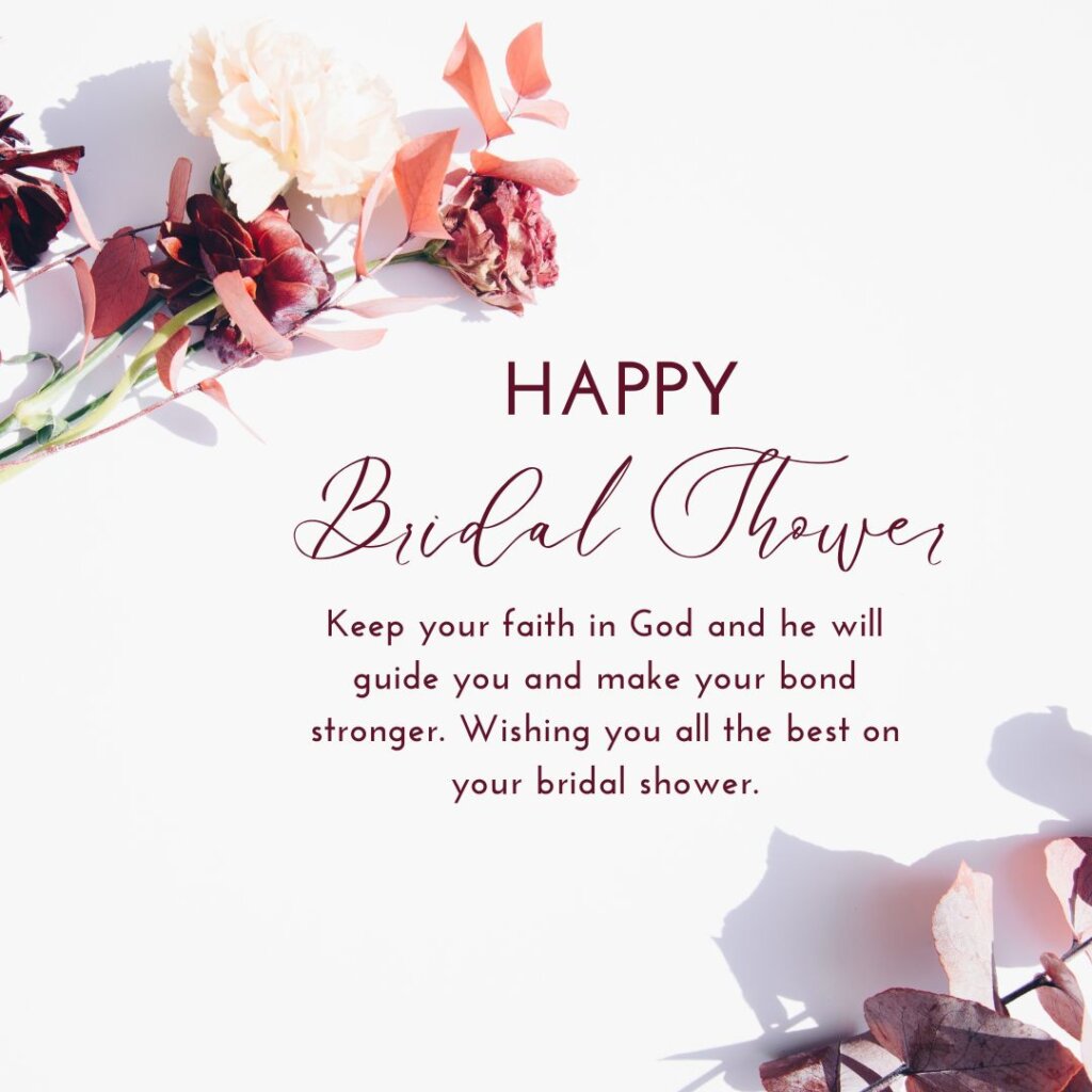 bridal shower wishes