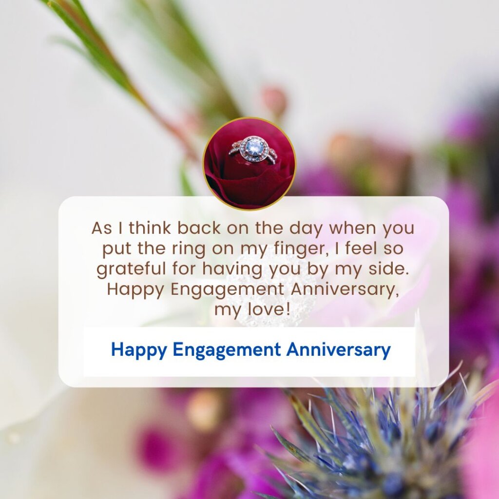 Engagement Anniversary Wishes