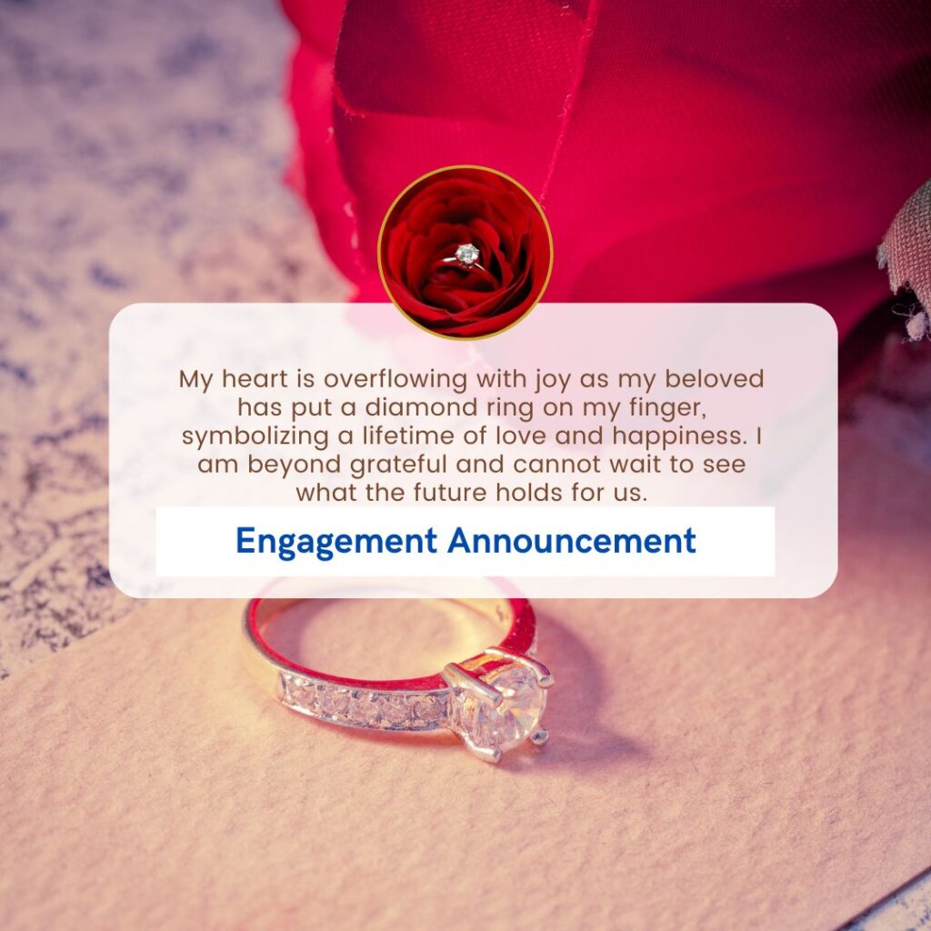 engagement announcement