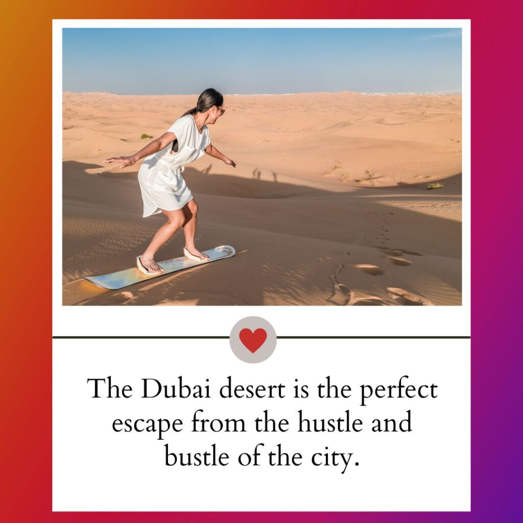 dubai captions Quotes