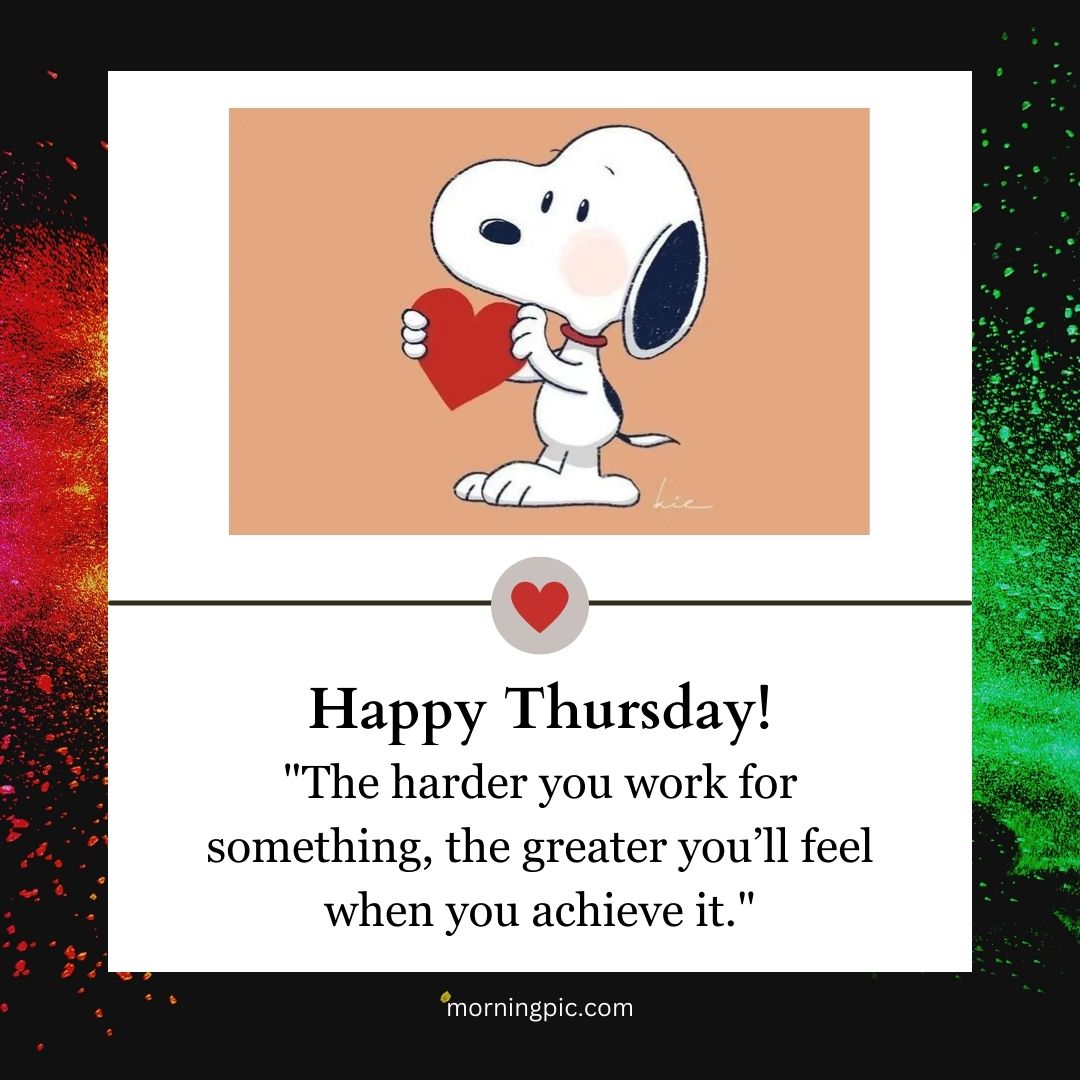 Snoopy Happy Thursday Images