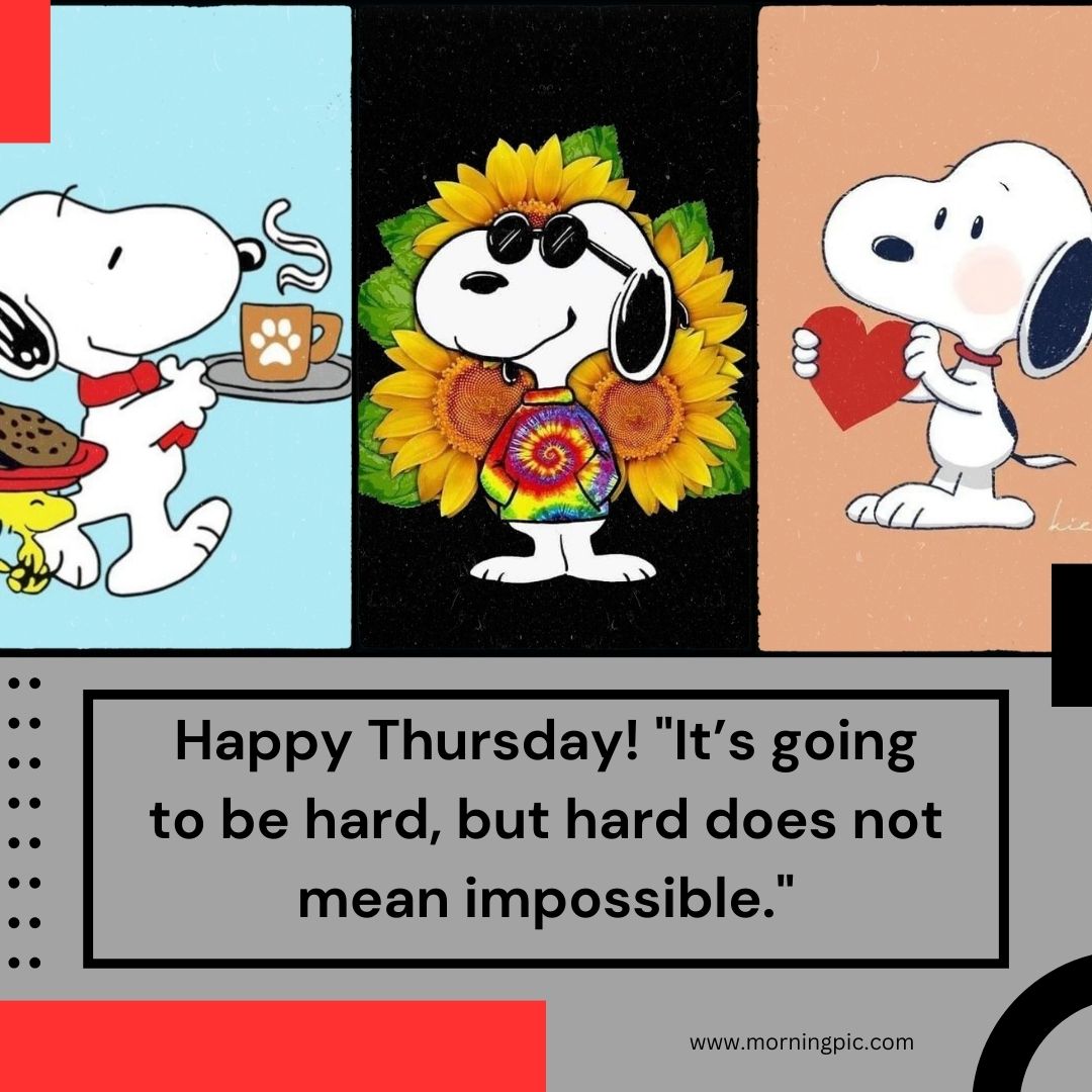 Snoopy Happy Thursday Images