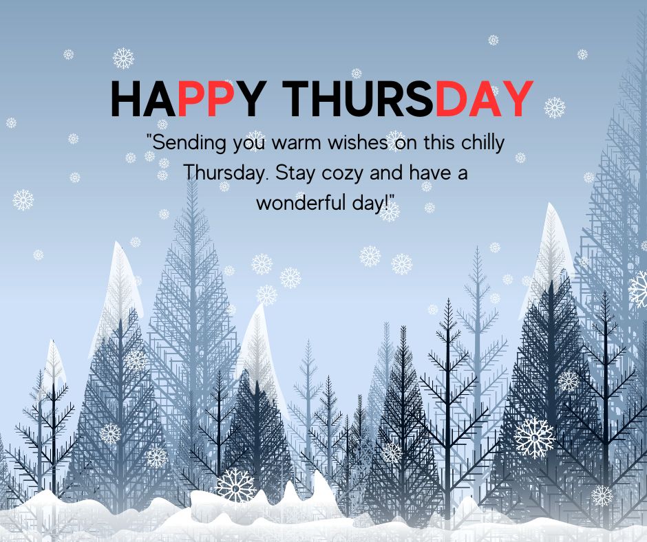 happy thursday images winter