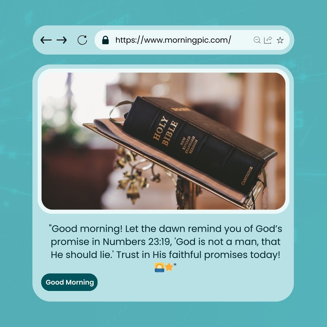 Biblical Good Morning Messages