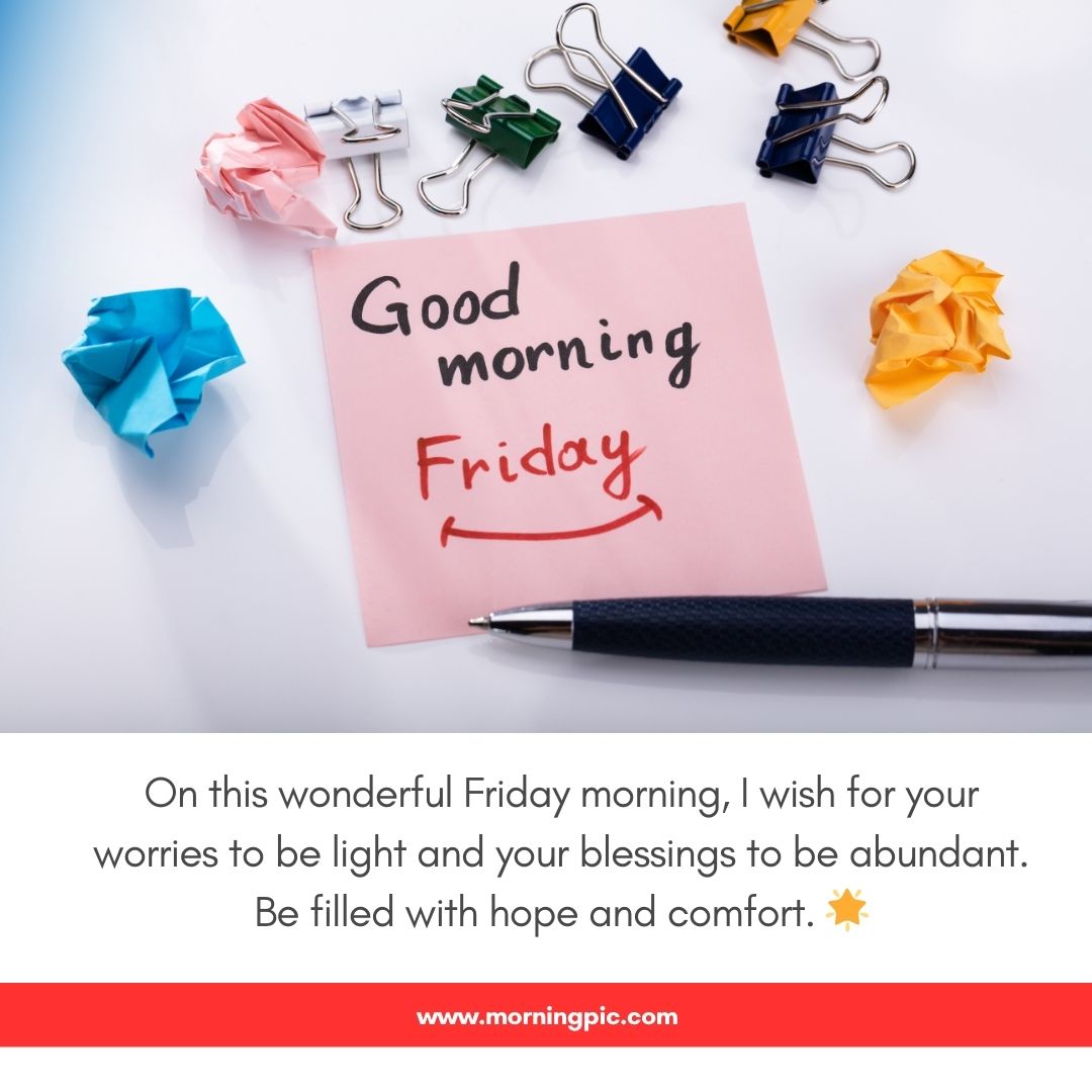 Friday Morning Blessings