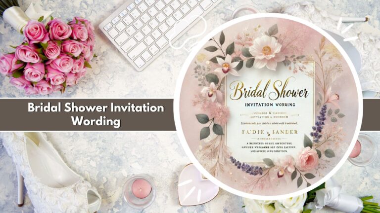 Bridal Shower Invitation Wording