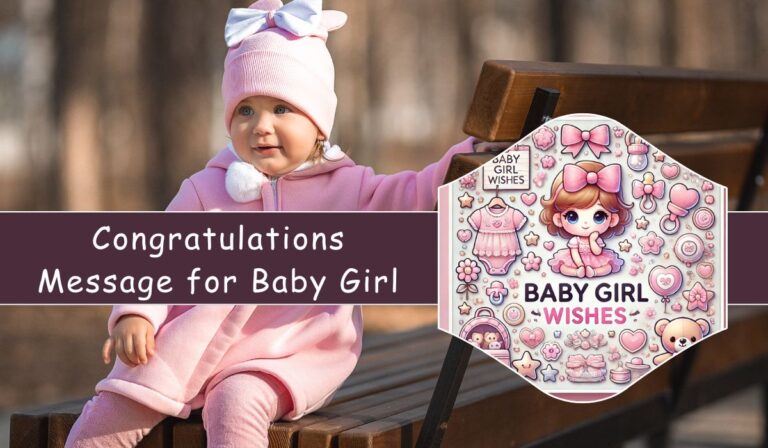 Congratulations Message for Baby Girl