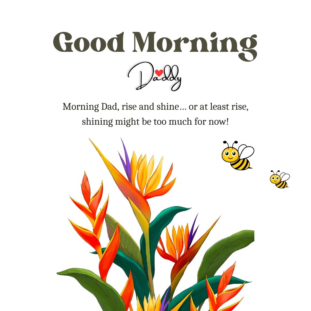 Funny Good Morning Messages for Dad