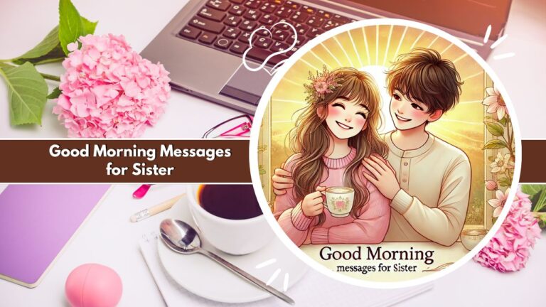 Good Morning Messages for Sister