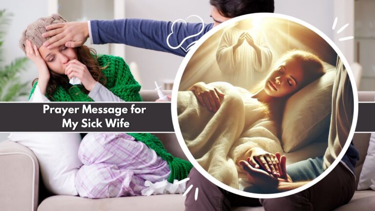 Prayer Message for My Sick Wife