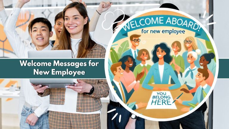 Welcome Messages for New Employee