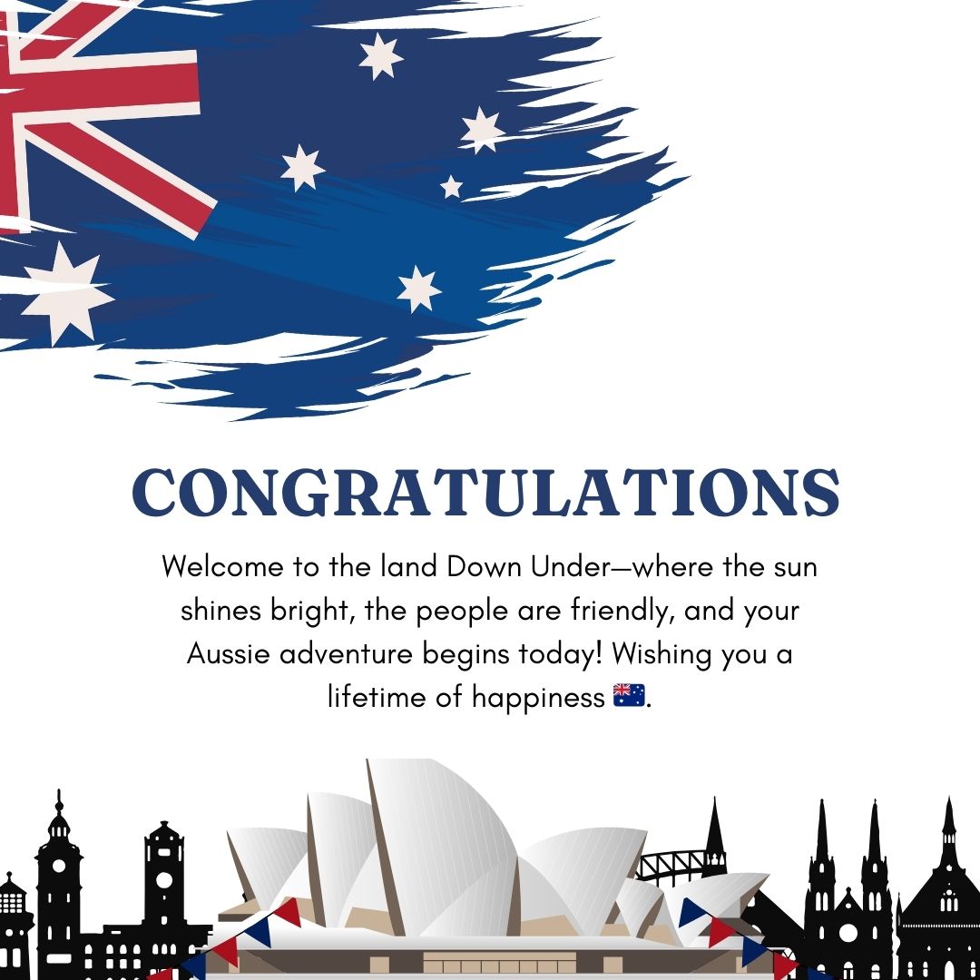 Australian Citizenship Congratulations Messages for a New Beginning