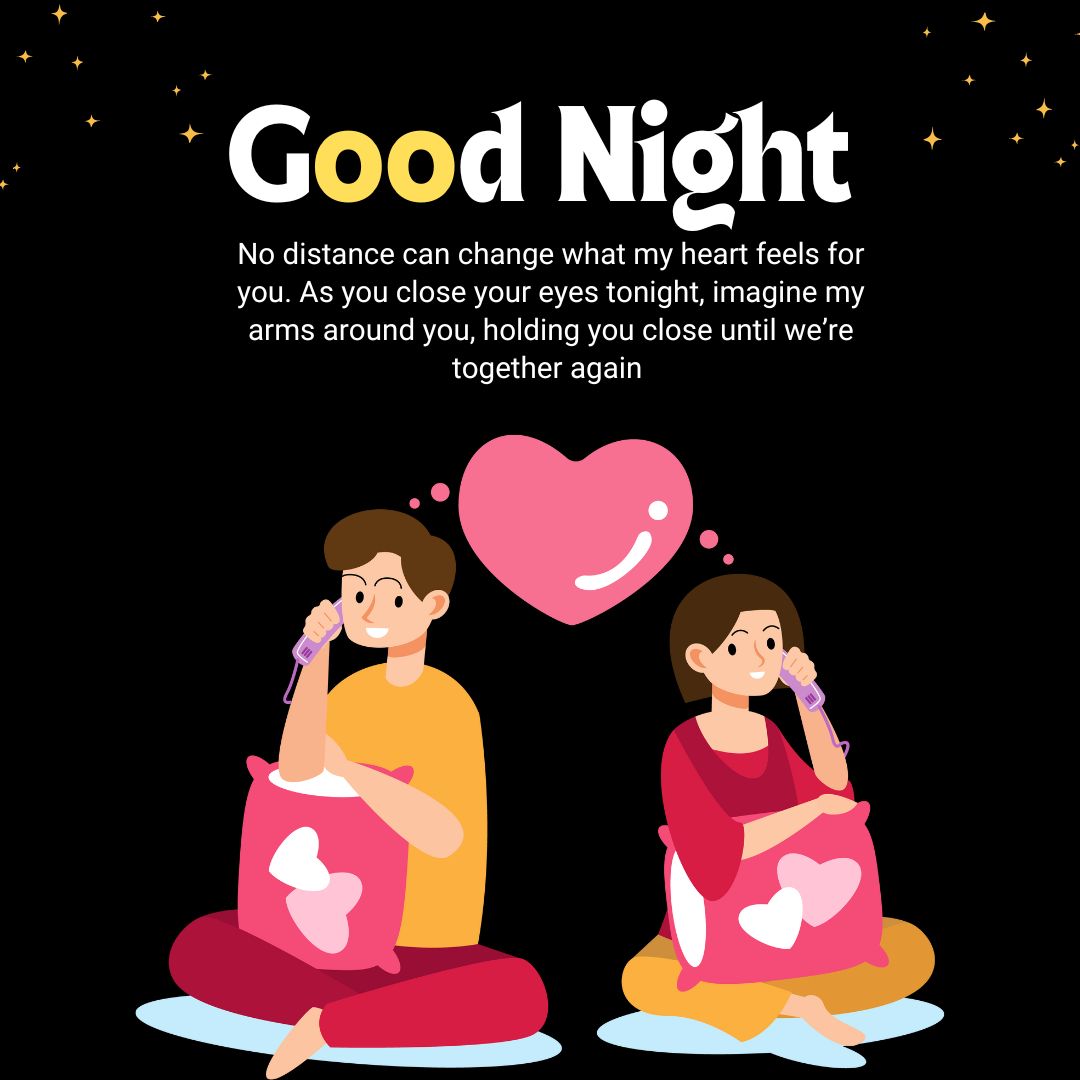 Long-Distance Good Night Love Messages for Couples