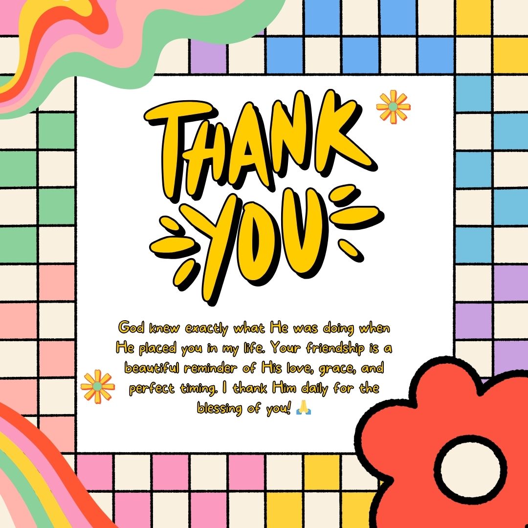 Religious Thank You Messages for Friends to Share Your Faith