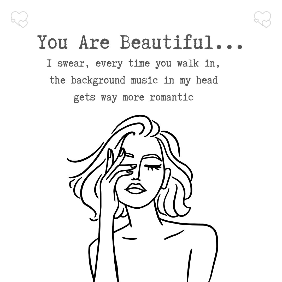 Romantic You Are Beautiful Messages for Crushes